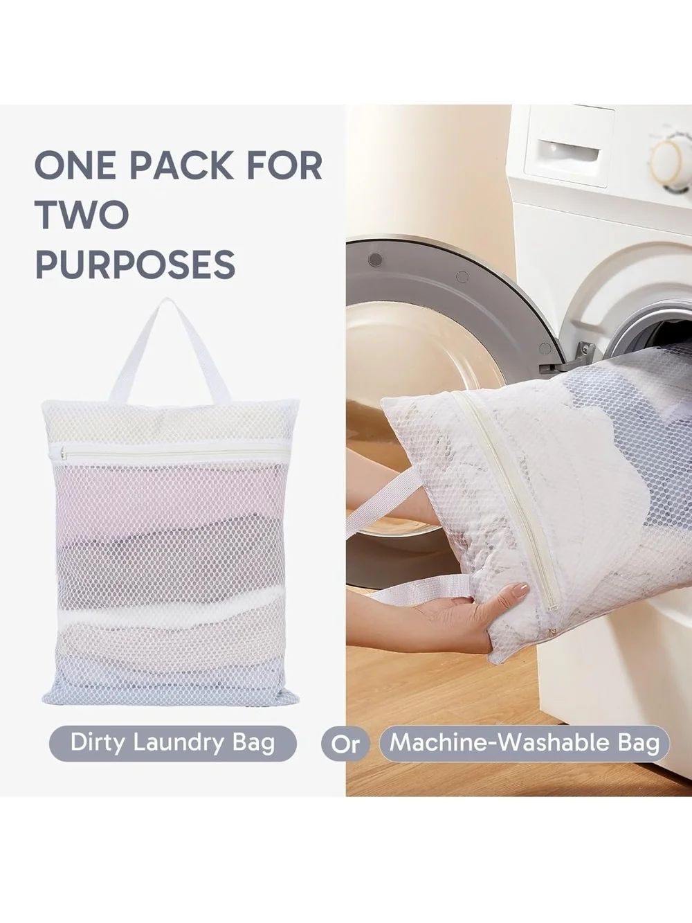 Floral Travel Packing Cube Set – White & Multicolor